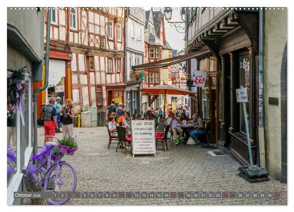 Produktbild: Historisches Limburg (hochwertiger Premium Wandkalender 2026 DIN A2 quer), Kunstdruck in Hochglanz