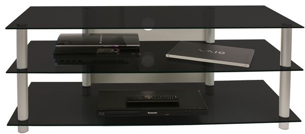 TV Möbel Sideboard Fernseh Rack Alu Glas Zumbo kaufen