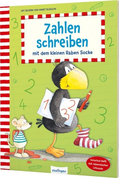 Produktbild: Der kleine Rabe Socke: Zahlen schreiben mit dem kleinen Raben Socke
