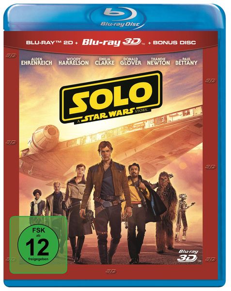 Produktbild: Solo - A Star Wars Story (+ Blu-ray 2D) (+ Bonus-Blu-ray)
