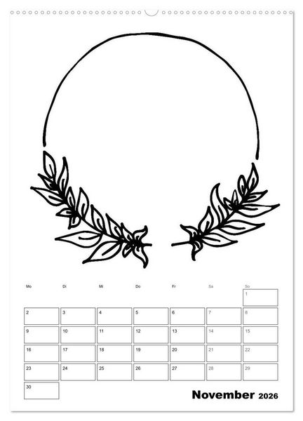 Produktbild: Rahmen Bastel-Kalender - DIY Fotos-Spr&uuml;che-Zitate (hochwertiger Premium Wandkalender 2026 DIN A2 hoch), Kunstdruck in Hochglanz