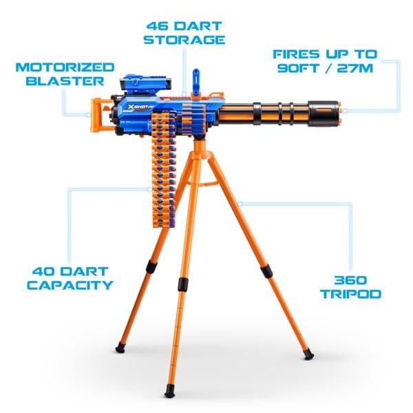 Produktbild: ZURU XSHOT - Insanity Blaster Rage Fire motorisiert mit Darts