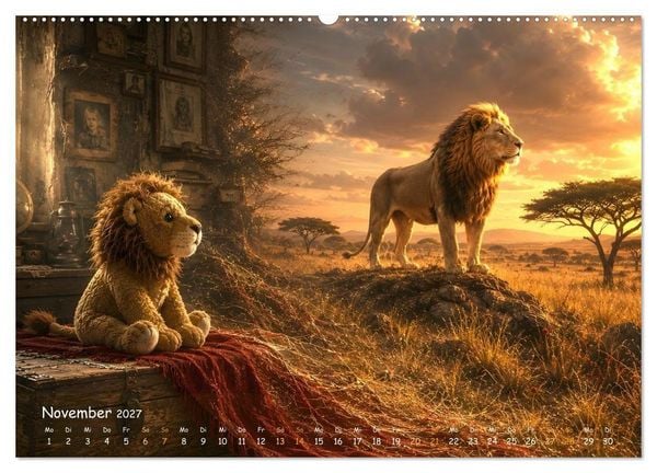 Produktbild: Wenn die Zeit so schnell vergeht,.... dann kommen Erinnerungen und W&uuml;nsche. (Wandkalender 2027 DIN A2 quer), CALVENDO Monatskalender