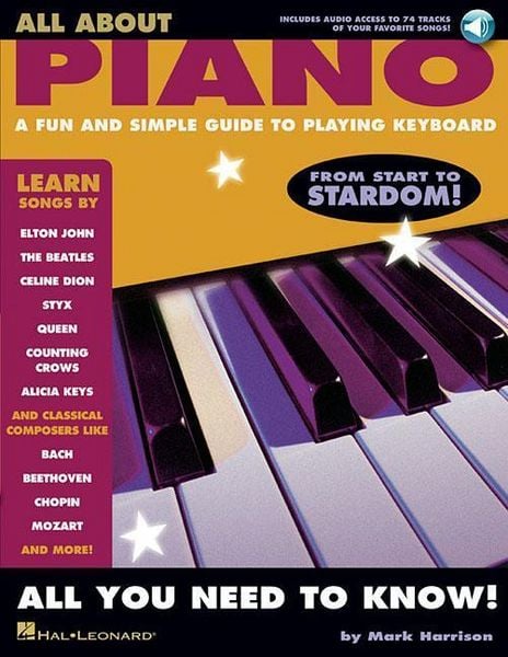 All about Piano, Taschenbuch von Mark Harrison, Hal Leonard, 9781423408161