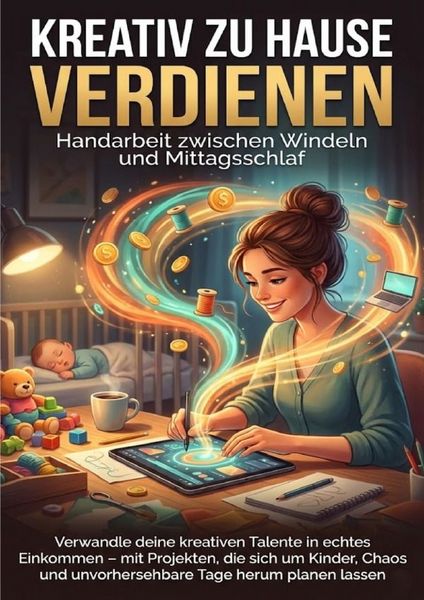 Produktbild: Kreativ zu Hause verdienen: Handarbeit zwischen Windeln und Mittagsschlaf