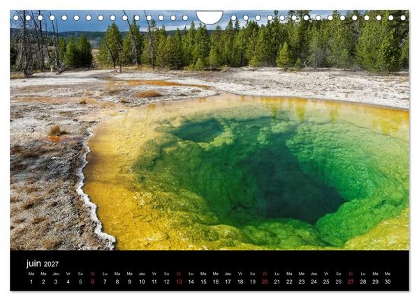 Produktbild: Yellowstone Un grand parc am&eacute;ricain (Calendrier mural 2027 DIN A4 vertical), CALVENDO calendrier mensuel