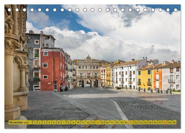 Produktbild: Die h&auml;ngenden H&auml;user von Cuenca (Tischkalender 2027 DIN A5 quer), CALVENDO Monatskalender