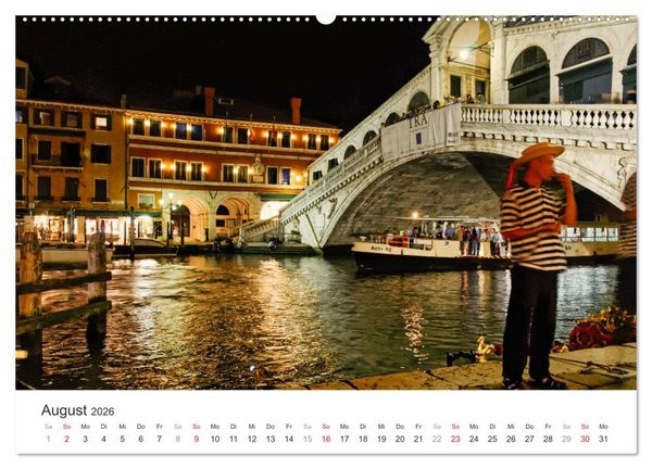 Produktbild: Das stille Venedig (Wandkalender 2026 DIN A2 quer), CALVENDO Monatskalender