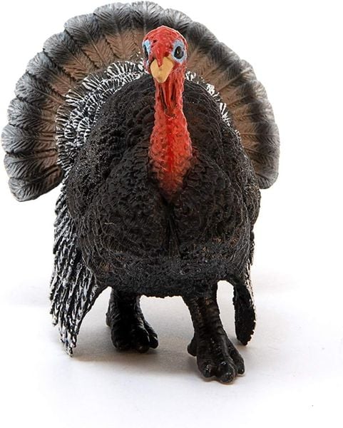 Schleich 13900 - Farm World, Truthahn, Tierfigur, Höhe: 5,9cm