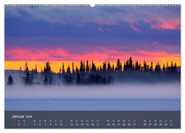 Produktbild: Lappland 2026 (Wandkalender 2026 DIN A2 quer), CALVENDO Monatskalender