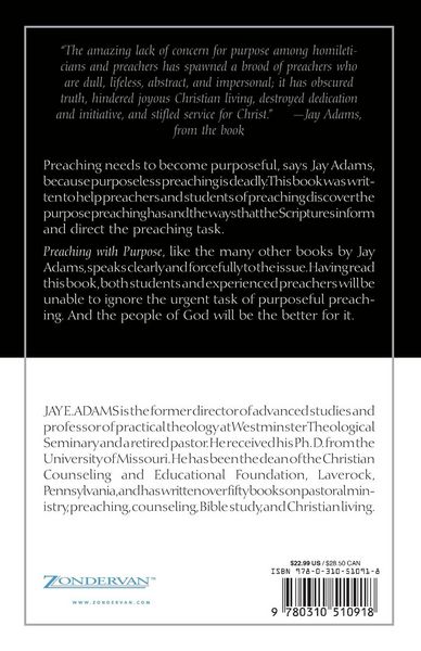 Produktbild: A Preaching with Purpose