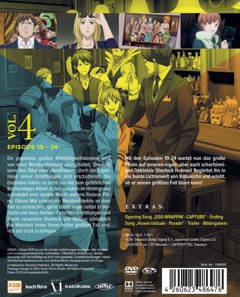 Produktbild: Kabukicho Sherlock - Volume 4 (Ep. 19-24)