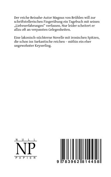 Produktbild: Seine Liebeserfahrung