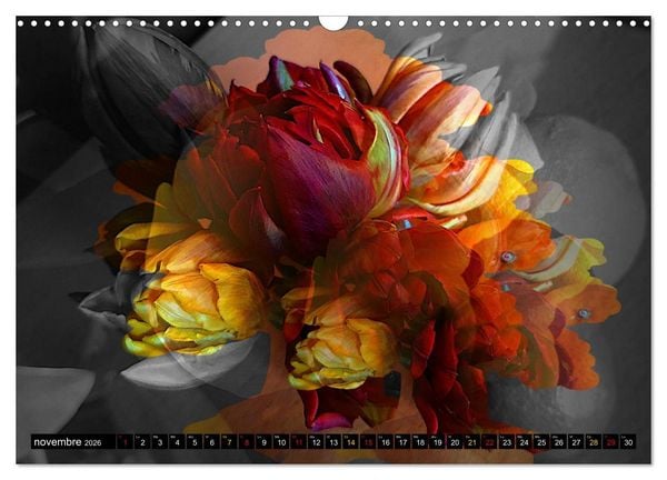 Produktbild: Bouquet d'un jour, bouquet pour toujours (Calendrier mural 2026 DIN A3 vertical), CALVENDO calendrier mensuel