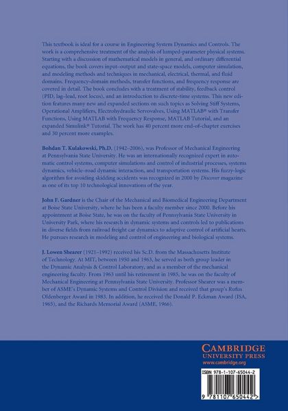 Produktbild: Dynamic Modeling and Control of Engineering Systems