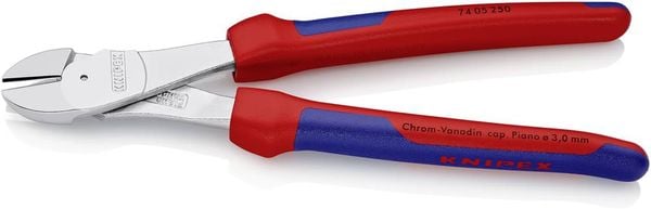 Knipex 74 05 250 Werkstatt Kraft-Seitenschneider mit Facette 250mm