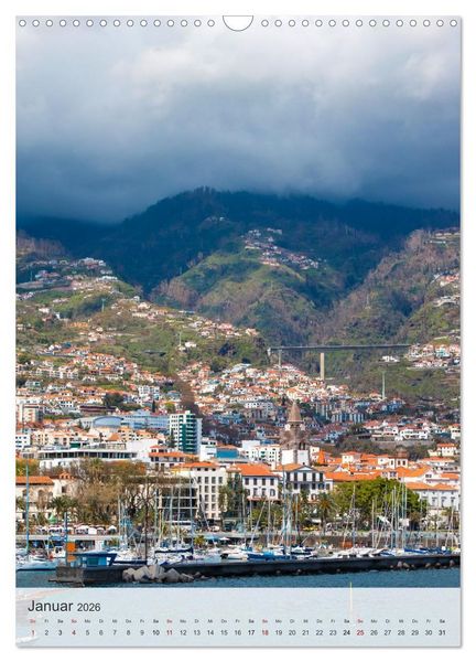 Produktbild: Madeira - Natur und Geschichte (Wandkalender 2026 DIN A3 hoch), CALVENDO Monatskalender