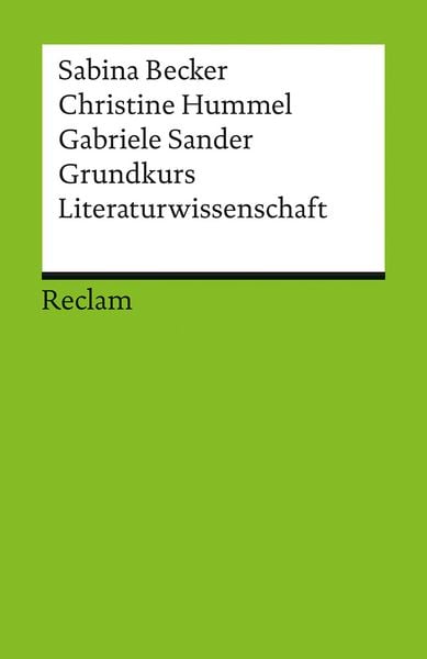 Produktbild: Grundkurs Literaturwissenschaft
