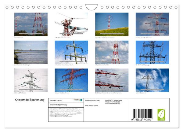 Produktbild: Knisternde Spannnung (Wandkalender 2026 DIN A4 quer), CALVENDO Monatskalender