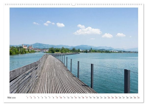 Produktbild: Unterwegs in der Schweiz: Wandern zu m&auml;rchenhaften Bergen und Seen (hochwertiger Premium Wandkalender 2026 DIN A2 quer), Kunstdruck in Hochglanz