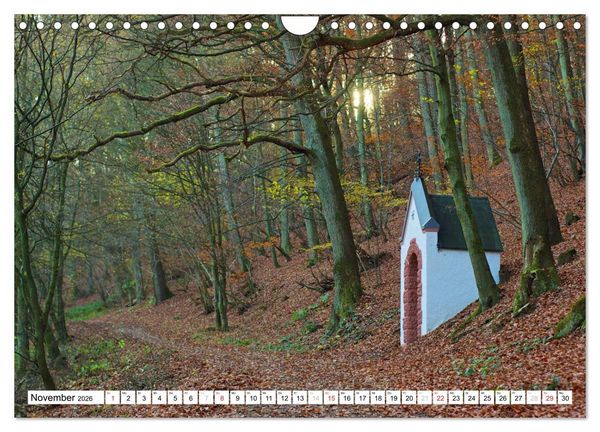 Produktbild: Traumhafte Wege durch die Eifel (Wandkalender 2026 DIN A4 quer), CALVENDO Monatskalender