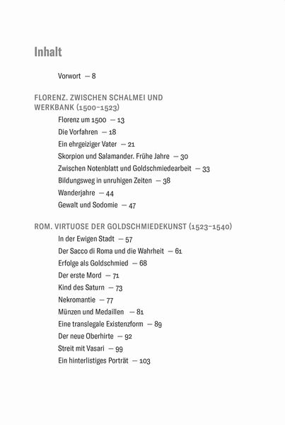 Die exzentrische Lebensgeschichte des Künstlers und Verbrechers Benvenuto Cellini
