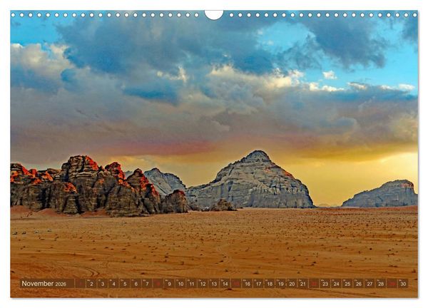 Produktbild: Die W&uuml;ste Wadi Rum (Wandkalender 2026 DIN A3 quer), CALVENDO Monatskalender
