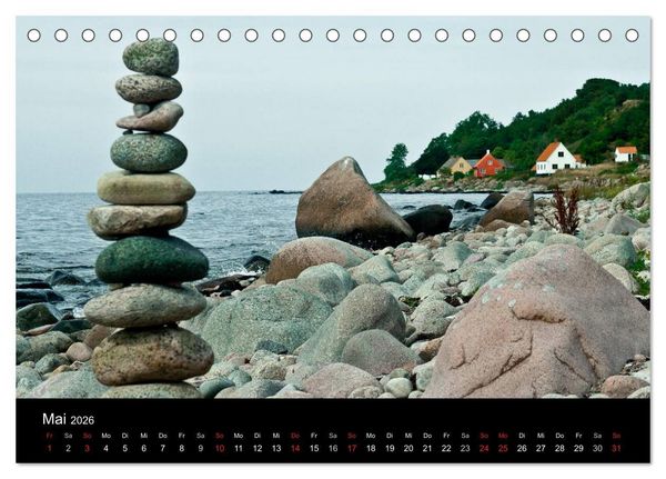 Produktbild: D&auml;nemarks Bornholm 2026 (Tischkalender 2026 DIN A5 quer), CALVENDO Monatskalender