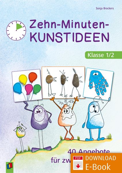Produktbild: Zehn-Minuten-Kunstideen - Klasse 1/2