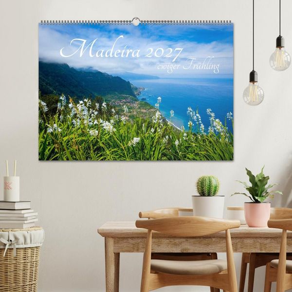 Produktbild: Madeira - ewiger Fr&uuml;hling (Wandkalender 2027 DIN A2 quer), CALVENDO Monatskalender