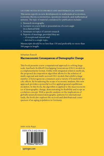 Produktbild: Macroeconomic Consequences of Demographic Change