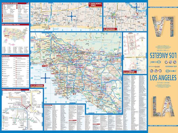 Produktbild: Los Angeles 1 : 17 000 / 1 : 60 000