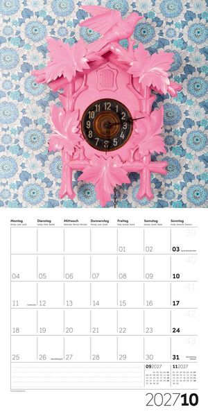 Produktbild: Die Farbe Pink Kalender 2027 - 30x30 - Art12