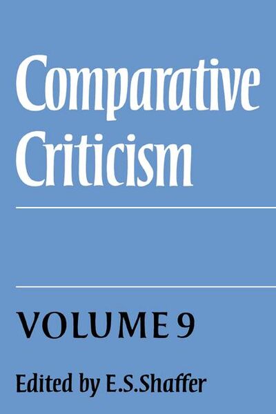 Produktbild: Comparative Criticism