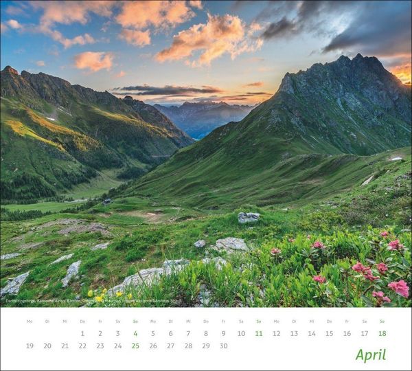 Produktbild: times&more Alpen Bildkalender 2027