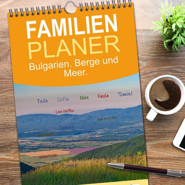Produktbild: Familienplaner 2026 - Bulgarien. Berge und Meer. mit 5 Spalten (Wandkalender, 21 x 45 cm) CALVENDO