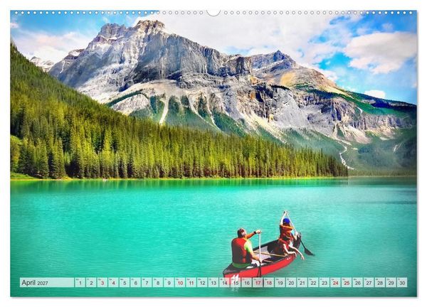 Produktbild: Nationalparks der Welt (Wandkalender 2027 DIN A2 quer), CALVENDO Monatskalender