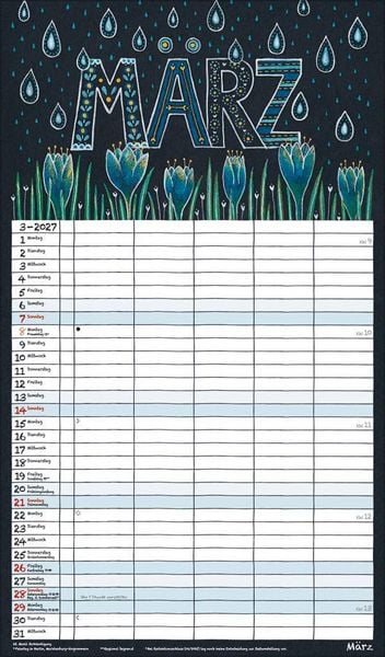 Produktbild: Lovely Chalk Timer 2027