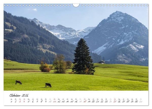 Produktbild: Oberallg&auml;uer Landschaft (Wandkalender 2026 DIN A3 quer), CALVENDO Monatskalender