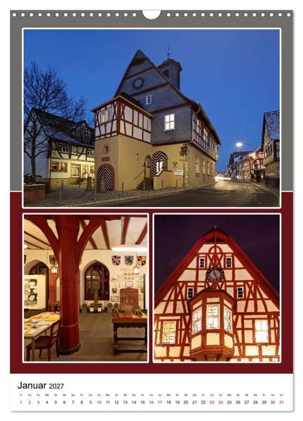Produktbild: Frankfurt am Main und die sch&ouml;nsten Stadtteilen (Wandkalender 2027 DIN A3 hoch), CALVENDO Monatskalender