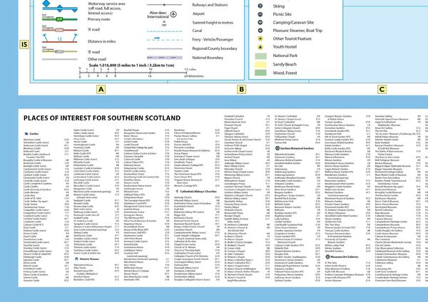 Produktbild: Scotland Touring Map