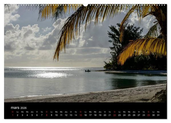 Produktbild: Polyn&eacute;sie fran&ccedil;aise - Magie des &icirc;les (Calendrier mural 2026 DIN A2 vertical) calendrier de bureau