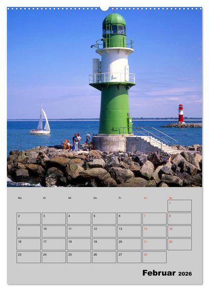 Produktbild: Attraktive Leuchtt&uuml;rme (Wandkalender 2026 DIN A2 hoch), CALVENDO Monatskalender