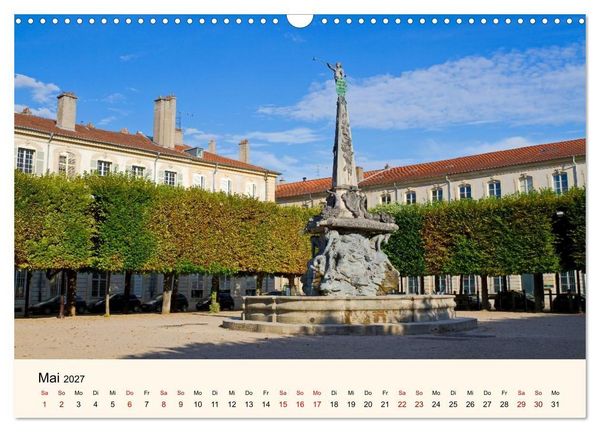 Produktbild: Nancy und Metz &ndash; Kulturelle Sch&auml;tze in Lothringen (Wandkalender 2027 DIN A3 quer), CALVENDO Monatskalender