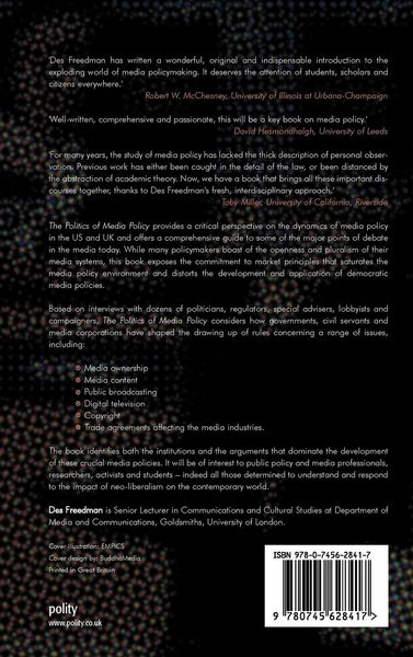 Produktbild: The Politics of Media Policy