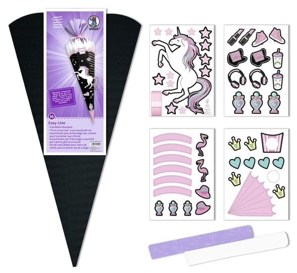 Produktbild: URSUS Schult&uuml;ten-Bastelset Easy Line "Unicorn"
