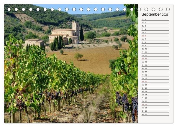 Produktbild: Italia (Tischkalender 2026 DIN A5 quer), CALVENDO Monatskalender