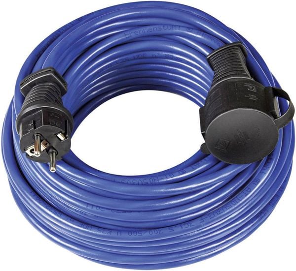 Brennenstuhl 1169810 Strom Verlängerungskabel Blau 10.00m N05V3V3-F 3G 1,5mm²