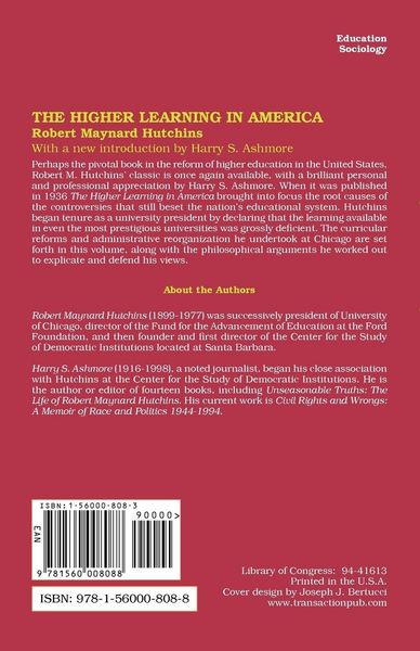 Produktbild: The Higher Learning in America