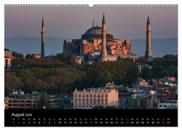 Produktbild: Istanbul - Stadt am Bosporus (Wandkalender 2026 DIN A2 quer), CALVENDO Monatskalender